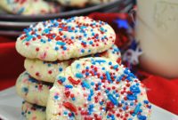 Soft Chewy White Chocolate Sparkler Cookies