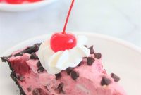 Chilled Cherry Creamsicle Pie