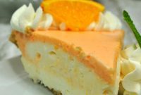 Dreamy No Bake Orange Creamsicle Cheesecake