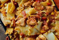 Sizzling Chicken Fajita Pasta