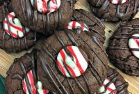 Cool Mint Chocolate Thumbprints