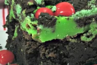 Grinchmas Fudge Brownies