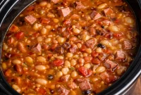 Set It and Forget It Ham and Bean Soup