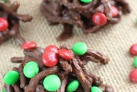 Festive No Bake Chocolate Haystacks
