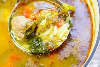 Rustic Tuscan Meatball Soup