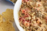 Mouthwatering Three-Ingredient Spicy Sausage Dip