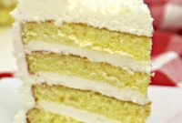 Italian Lemon Drop Cloud Cake