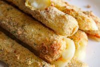 Golden Crispy Air Fryer Mozzarella Sticks
