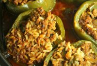 Effortless Slow Cooker Stuffed Peppers