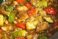 Effortless Slow Cooker Kung Pao Chicken