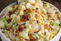 Ultimate Low Carb Loaded Cauliflower Salad
