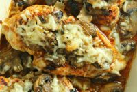 Creamy Cheesy Mushroom Chicken Keto Bake