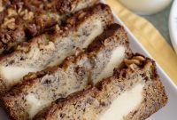 Cream Cheese Swirl Banana Bread