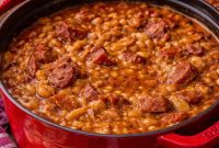 Signature Smoked Sausage Baked Beans