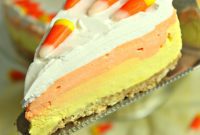 Effortless Autumn Candy Corn Cheesecake
