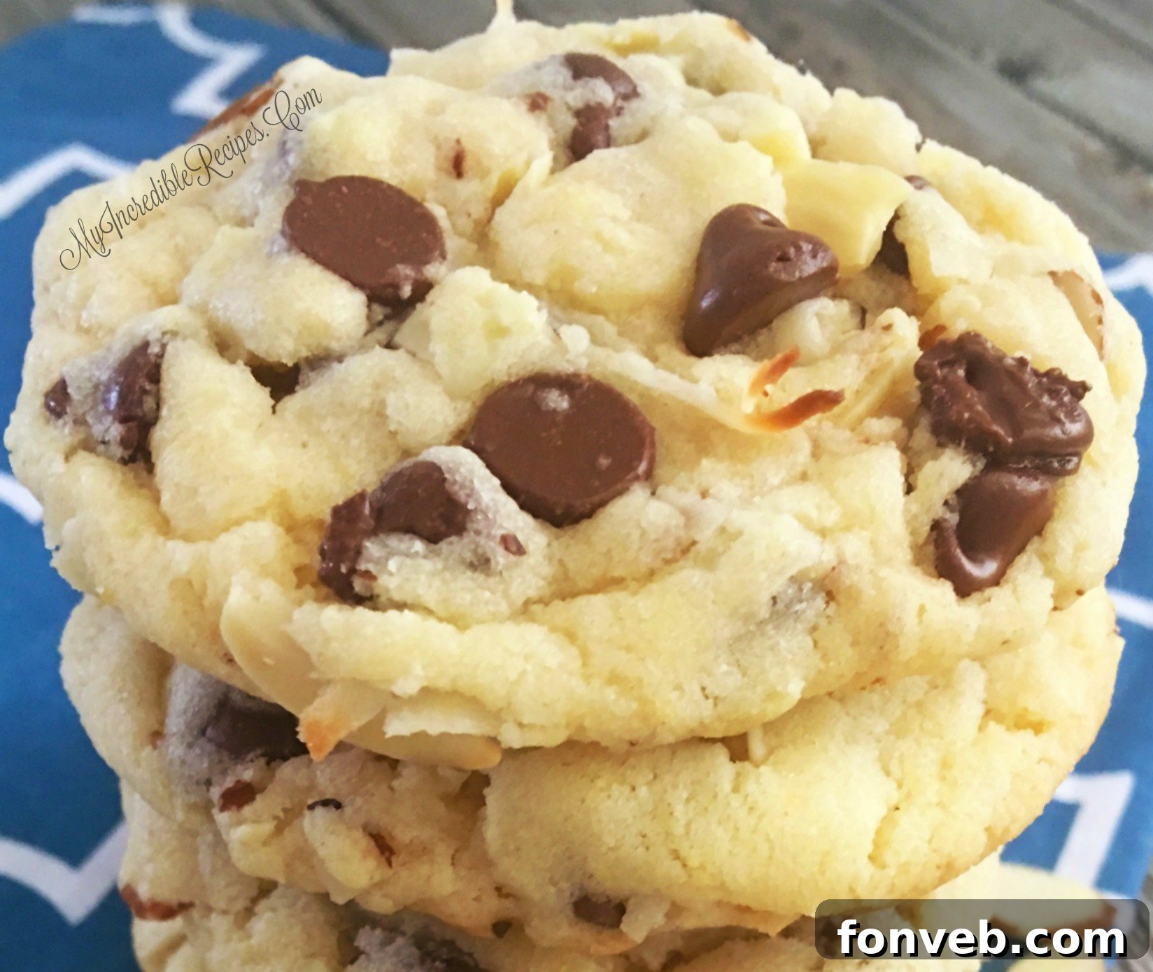 Decadent Coconut Almond Chocolate Delights 6 A single glorious Almond Joy cookie