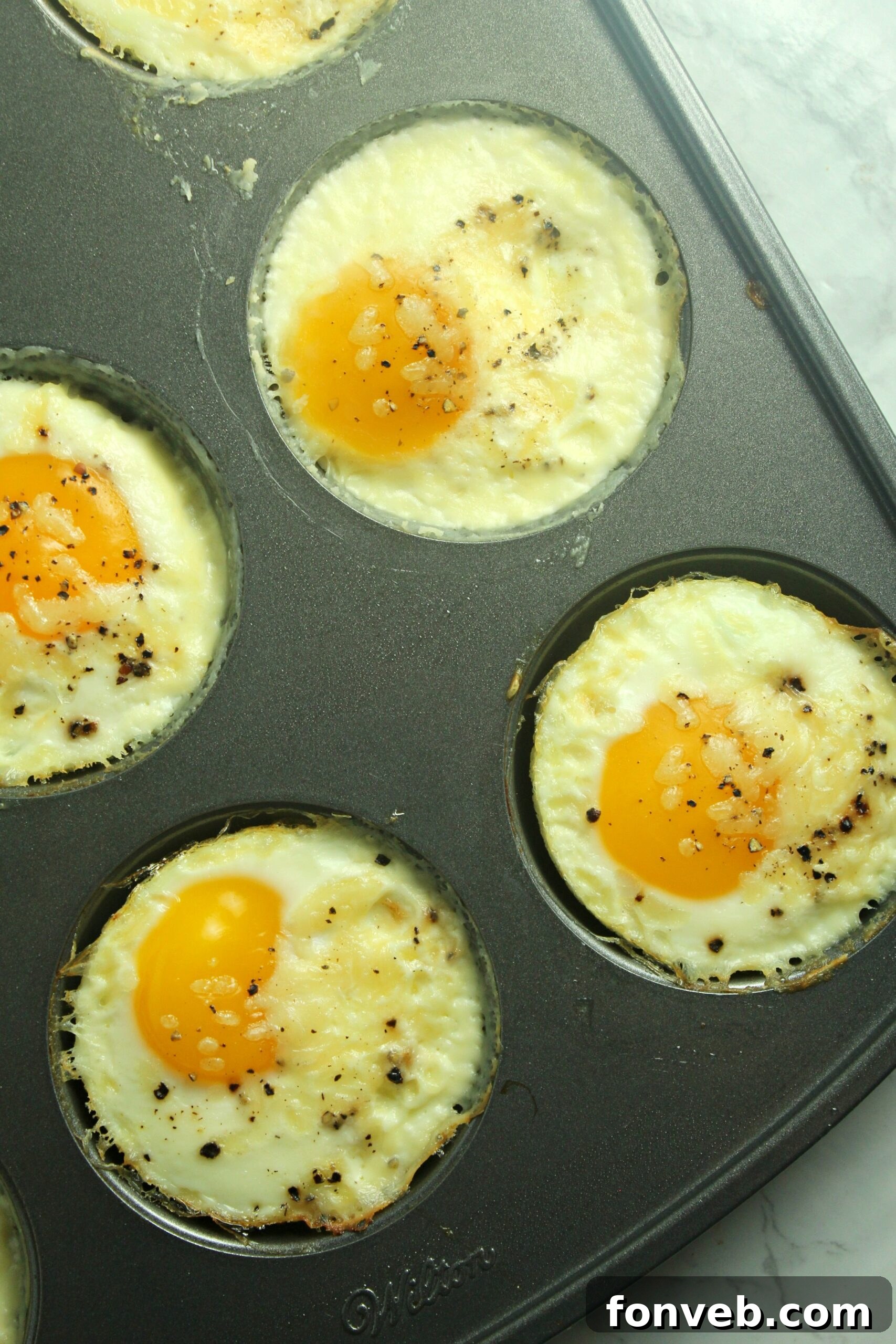 The Perfect Oven Fried Eggs 7 Breakfast sandwiches made with baked fried eggs