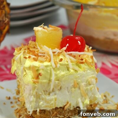 No Bake Pineapple Dream Dessert