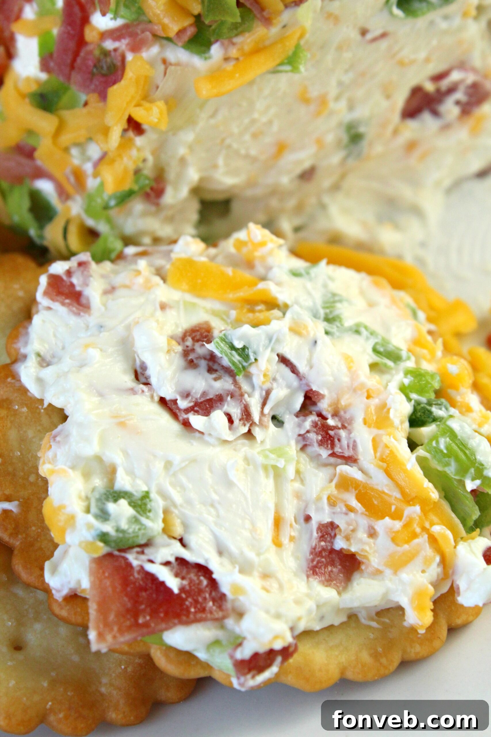 Spicy Cream Cheese Party Ball 10 Plate of mini Jalapeno Popper Cheese Balls, ideal for individual servings