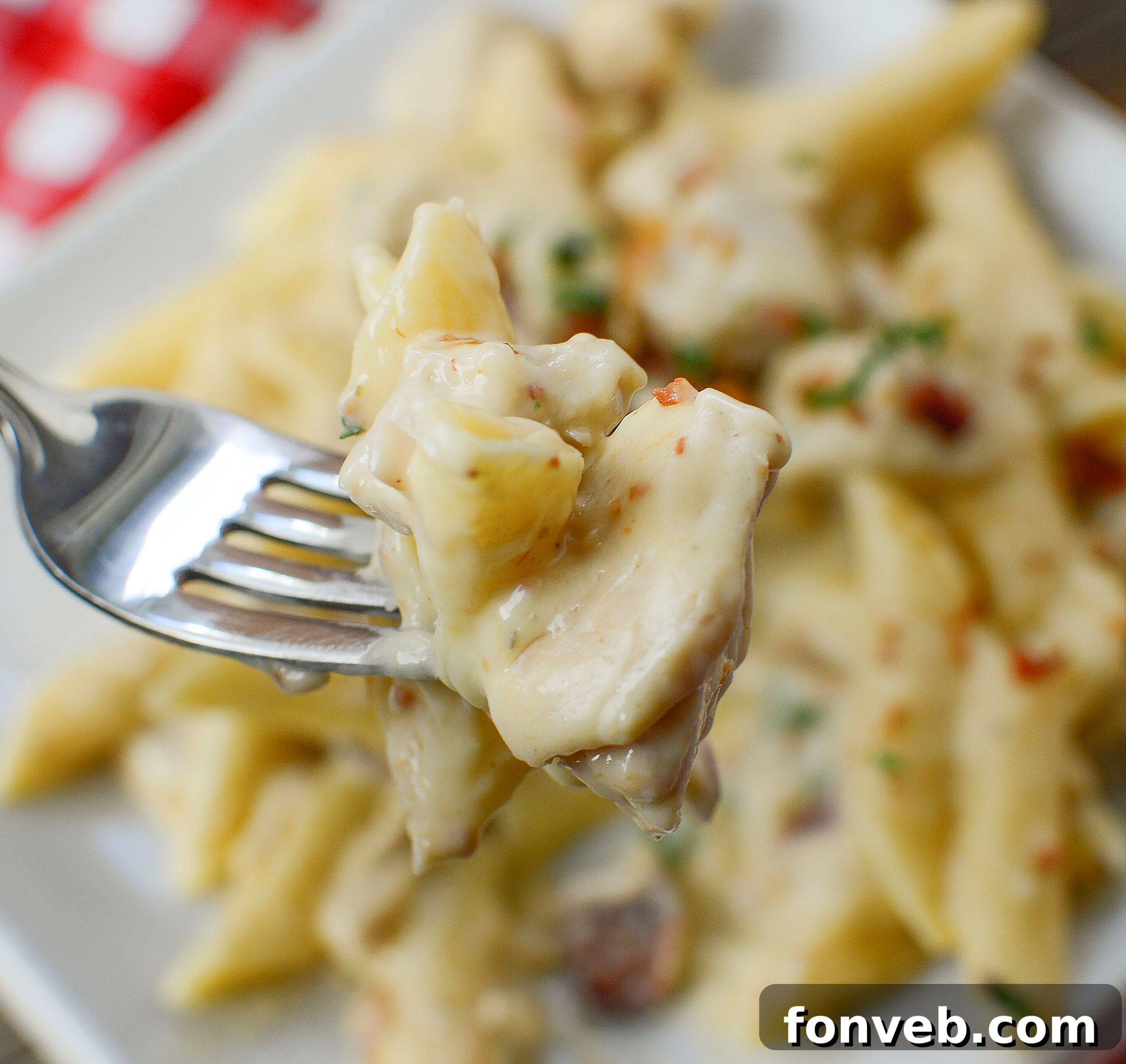 All the fresh ingredients laid out before cooking the Instant Pot Crack Chicken Pasta.