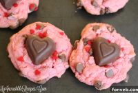 Berry Bliss Chocolate Chip Hearts
