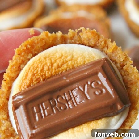 S'mores Cookie Cups featured in the recipe card.