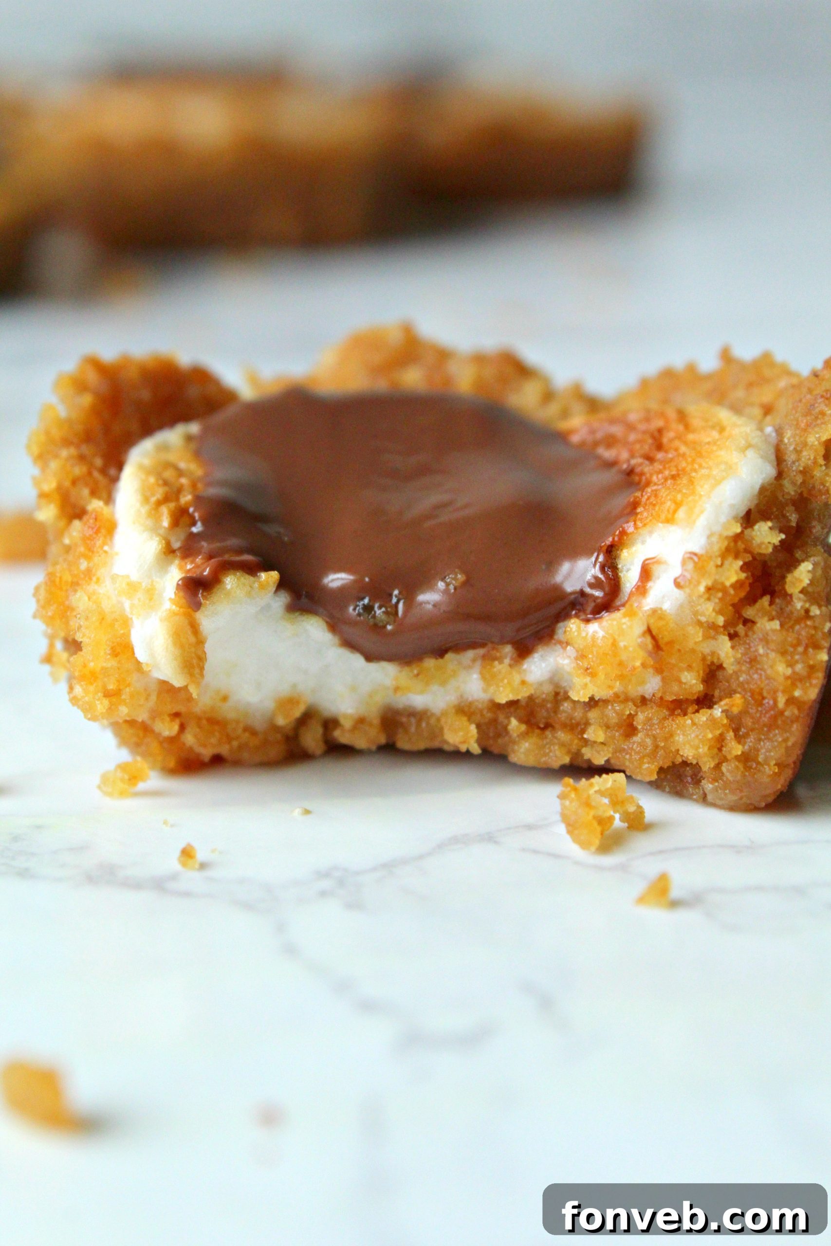 The five essential ingredients for making S'mores Cookie Cups.