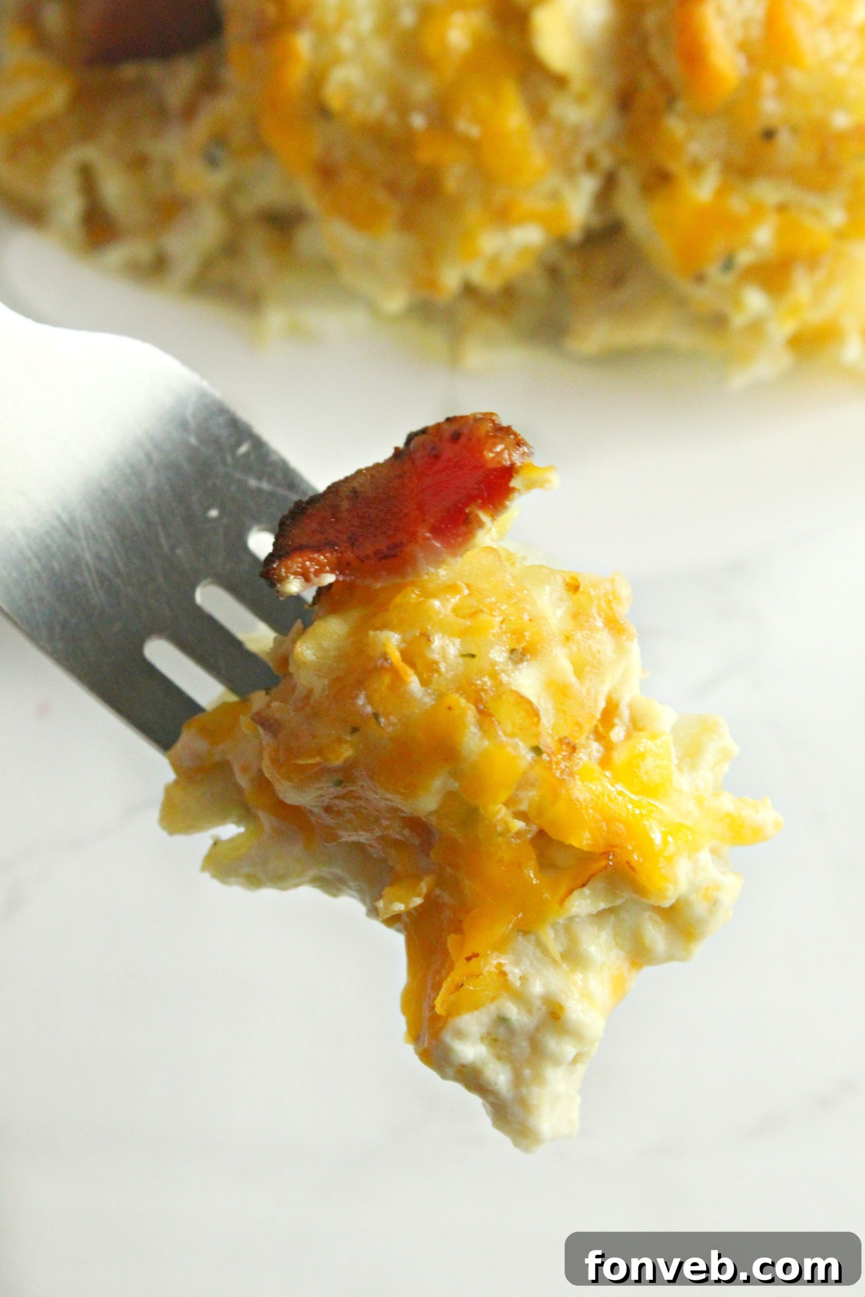 A can of cream of chicken soup, a key ingredient for the casserole's creamy base.