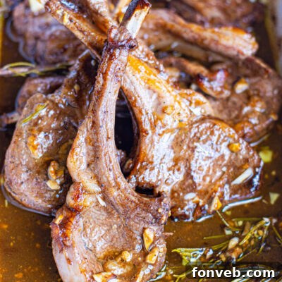 Balsamic Garlic Lamb Chops