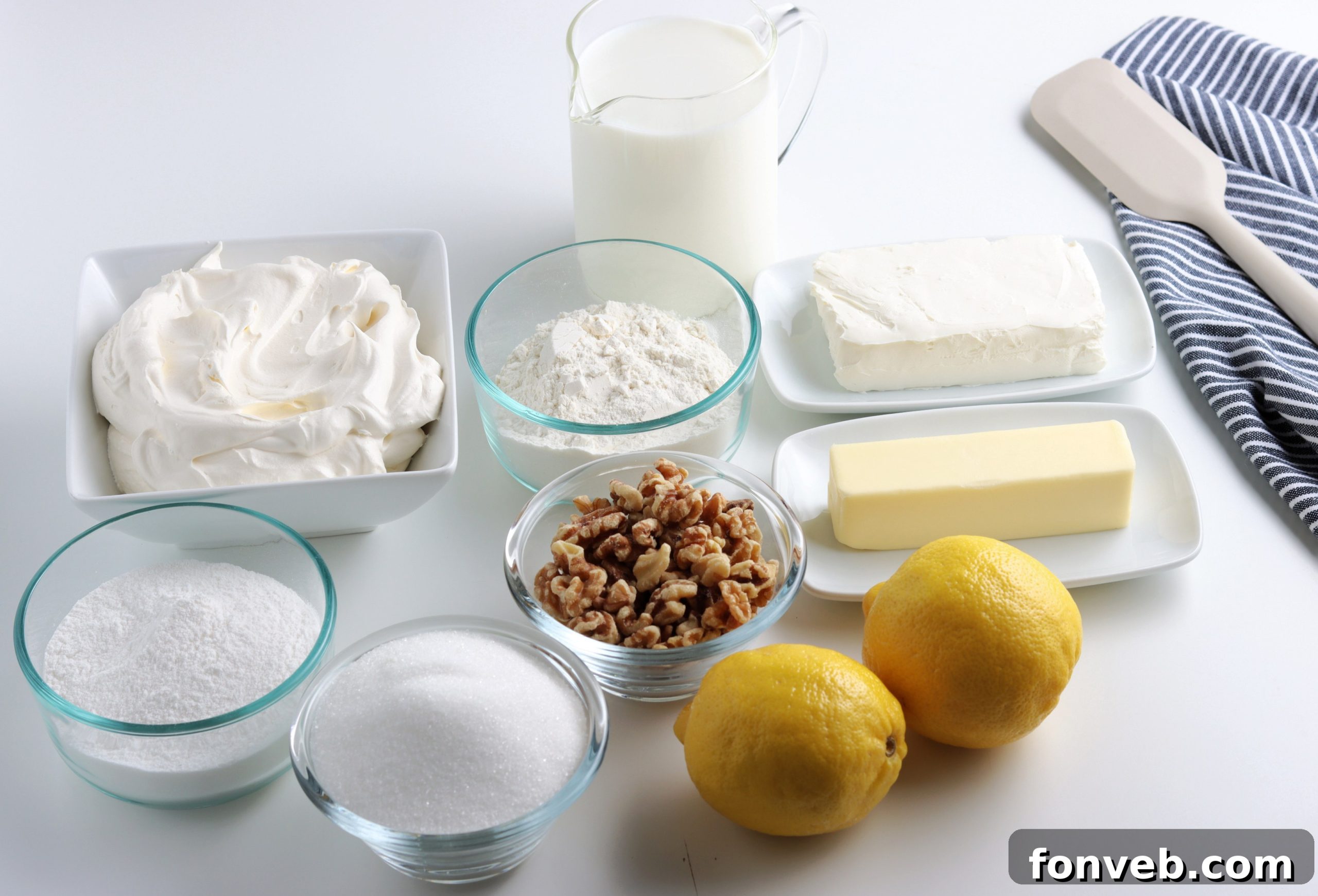 Close-up of Lemon Lush Dessert with a slice removed