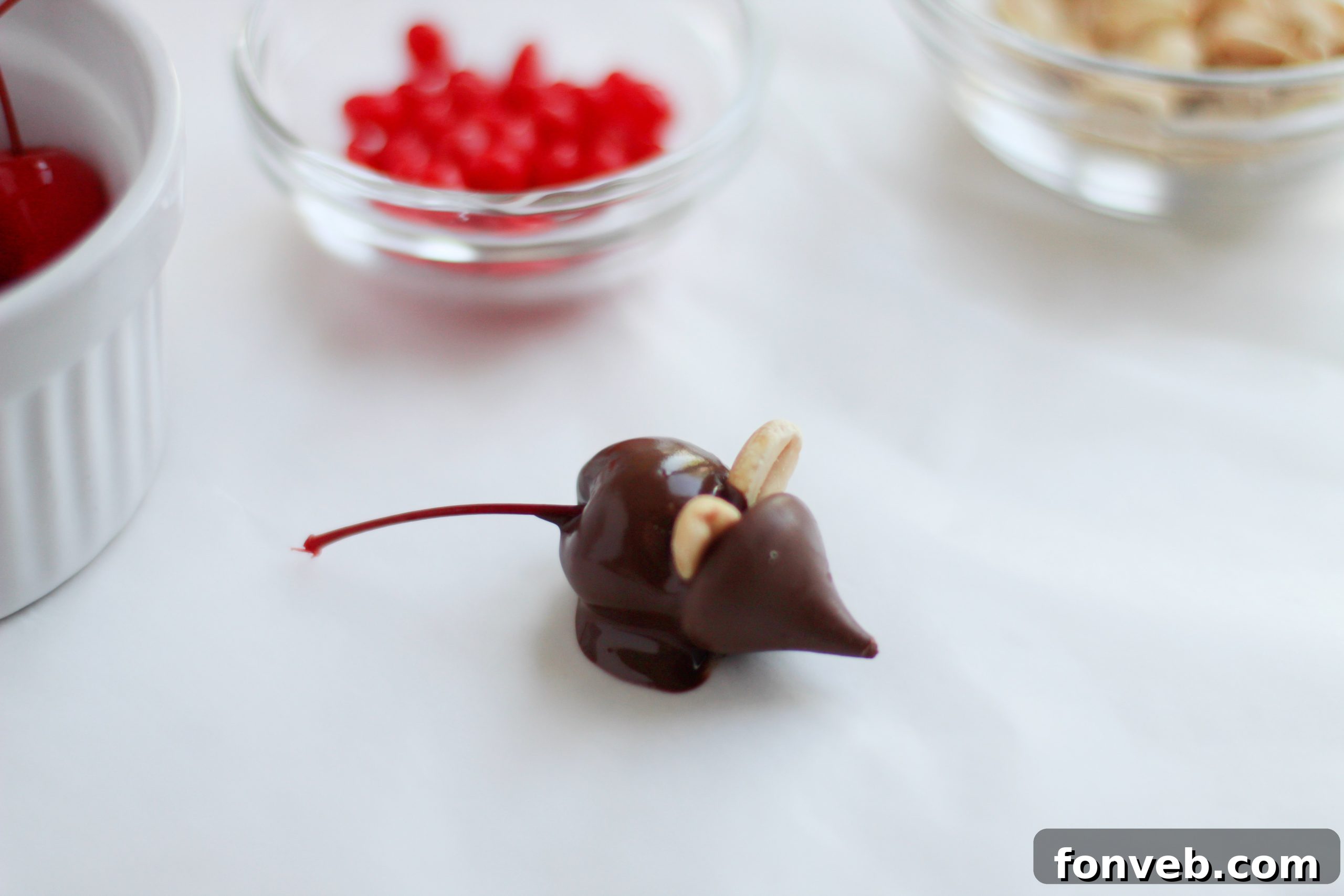 Hershey's Whimsical Winter Mice 4 Overhead view of multiple Hershey's Christmas Mice Candy