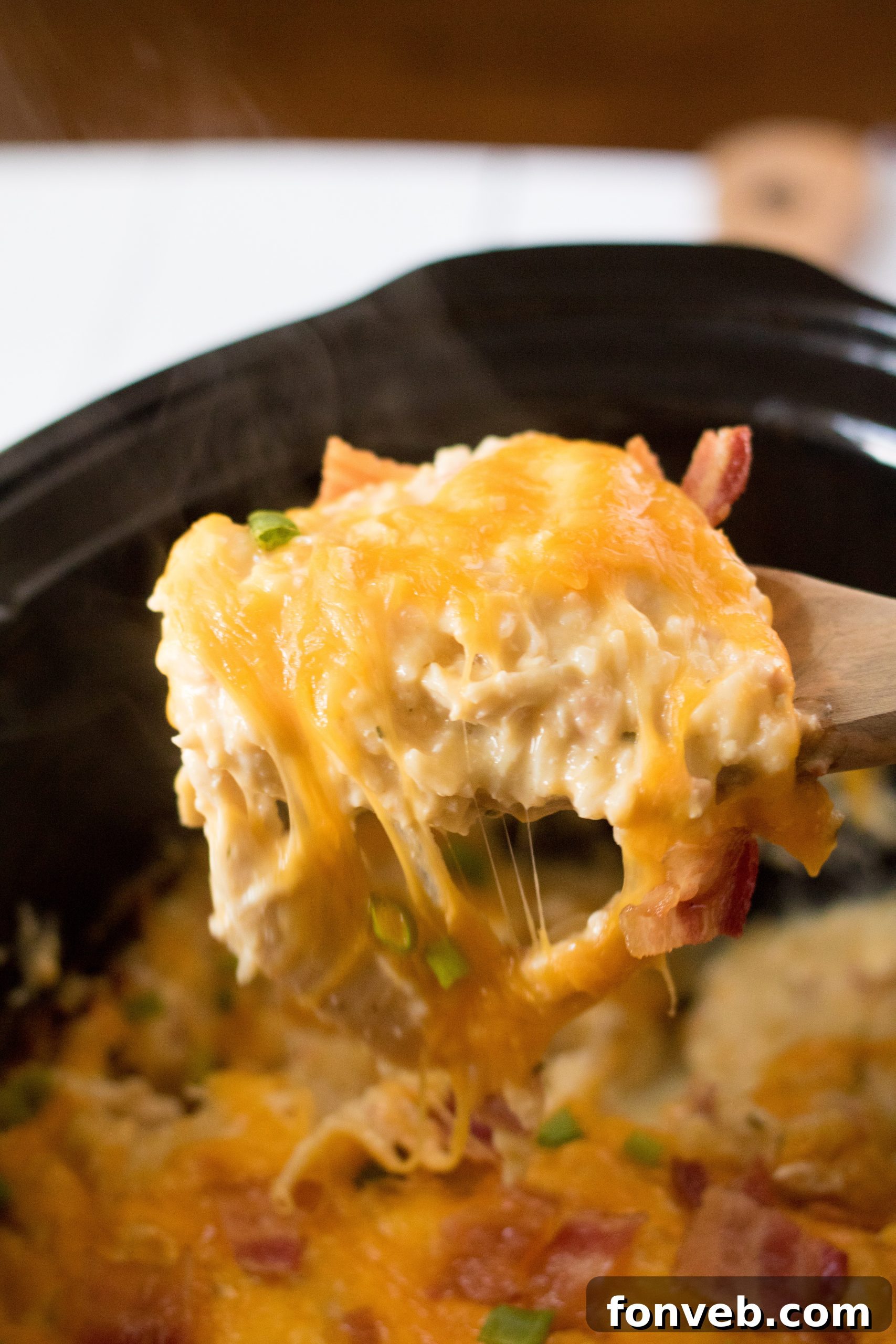 The finished Slow Cooker Cheesy Crack Chicken and Rice, served in a bowl, showcasing its appeal.