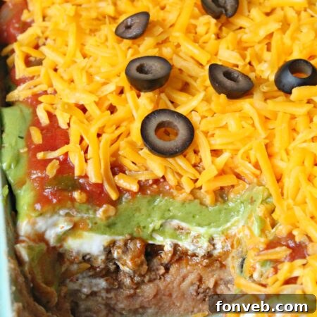 7 Layer Taco Dip 8 7 layer taco dip