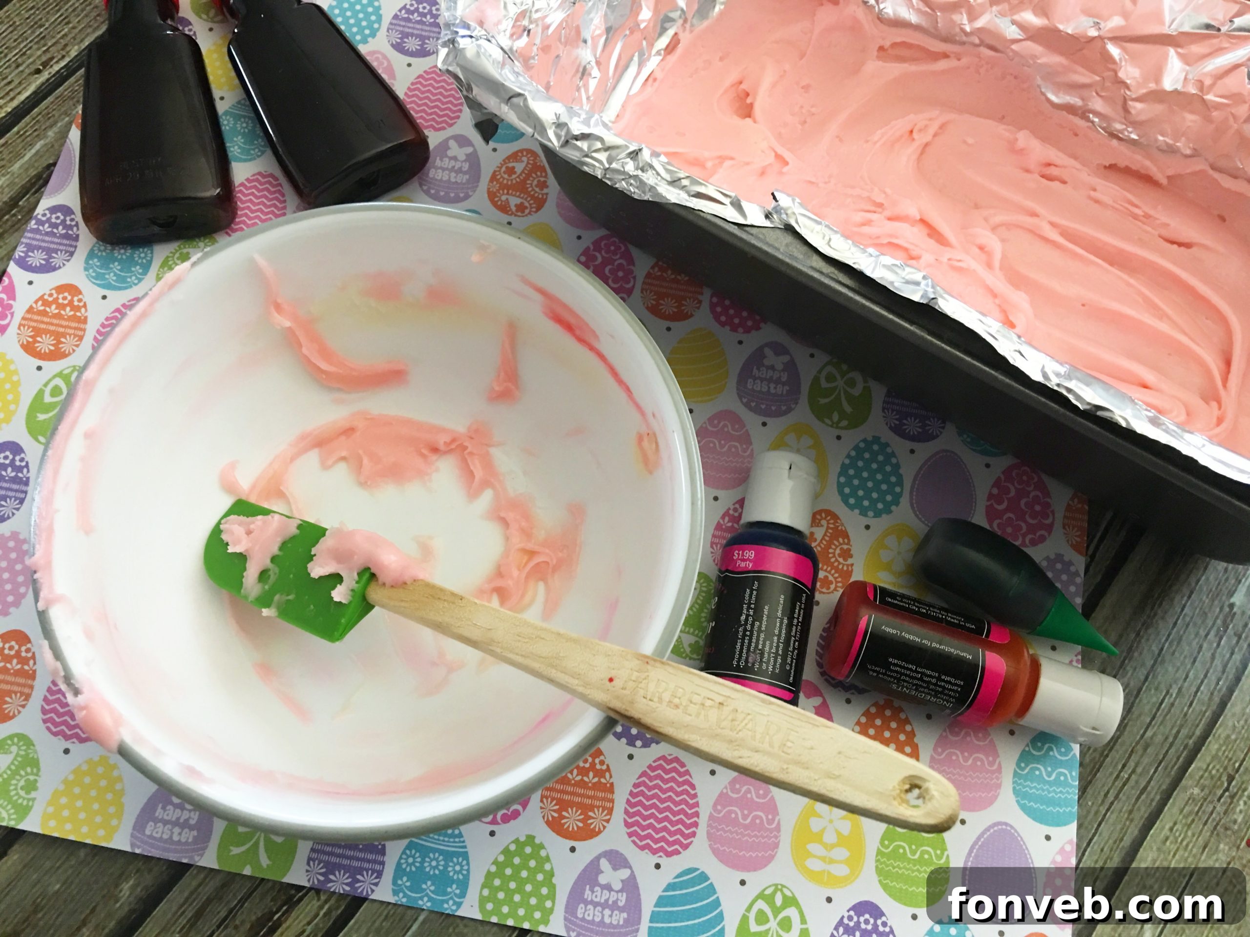 The Unicorn Fudge slab, now partially cut, revealing the clean lines and beautiful color transitions within each square, ready for sharing.