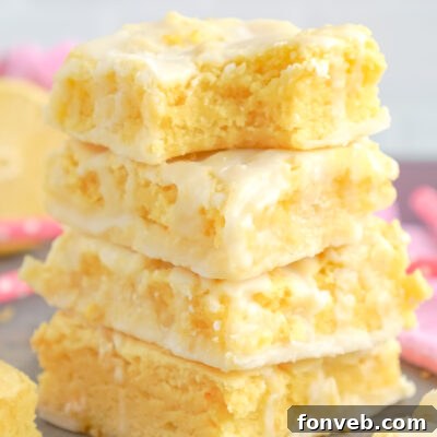 Delicious Lemon Brownies with Lemon Glaze Recipe