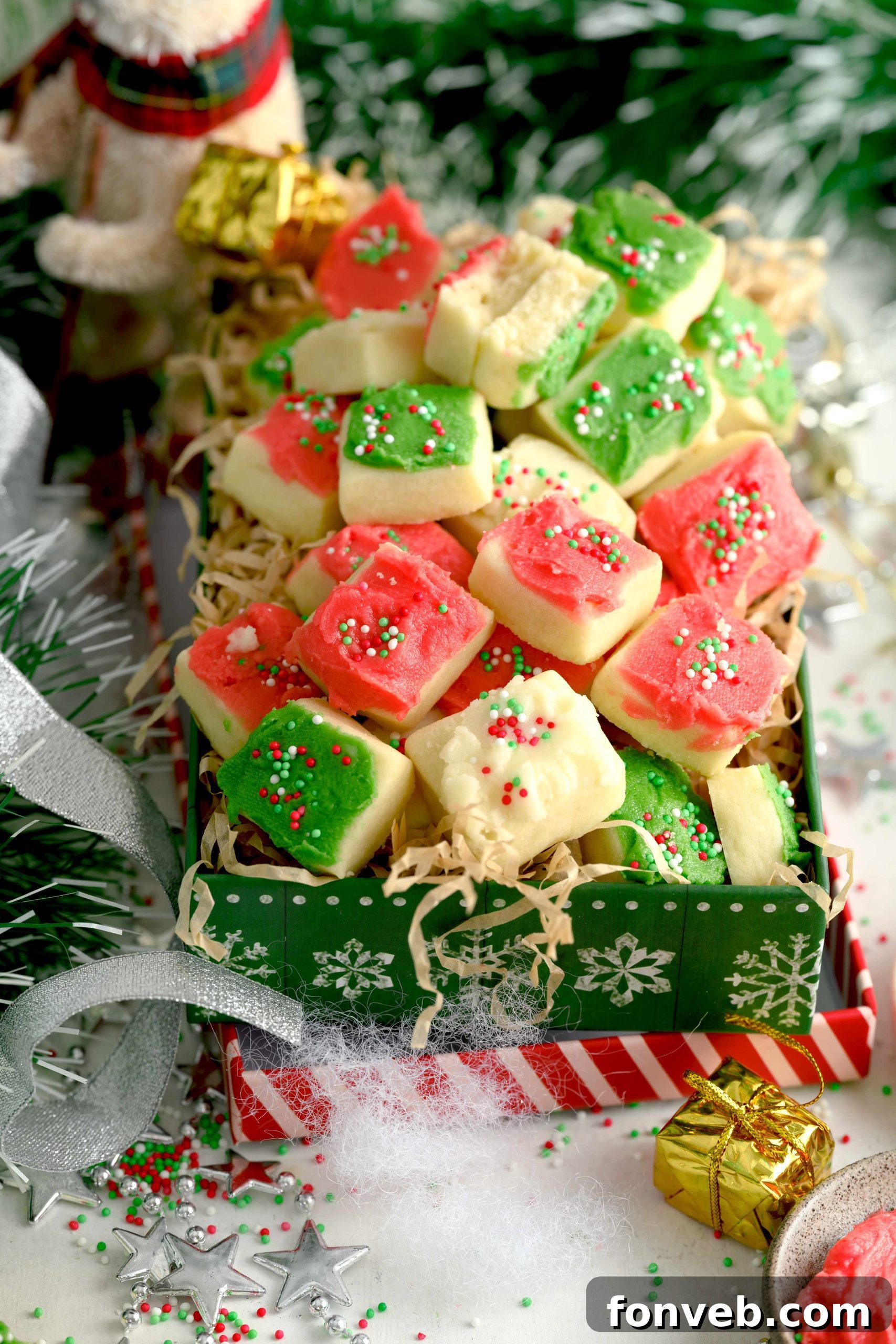 Festive Sugar Cookie Morsels 12 More colorful Christmas Sugar Cookie Bites