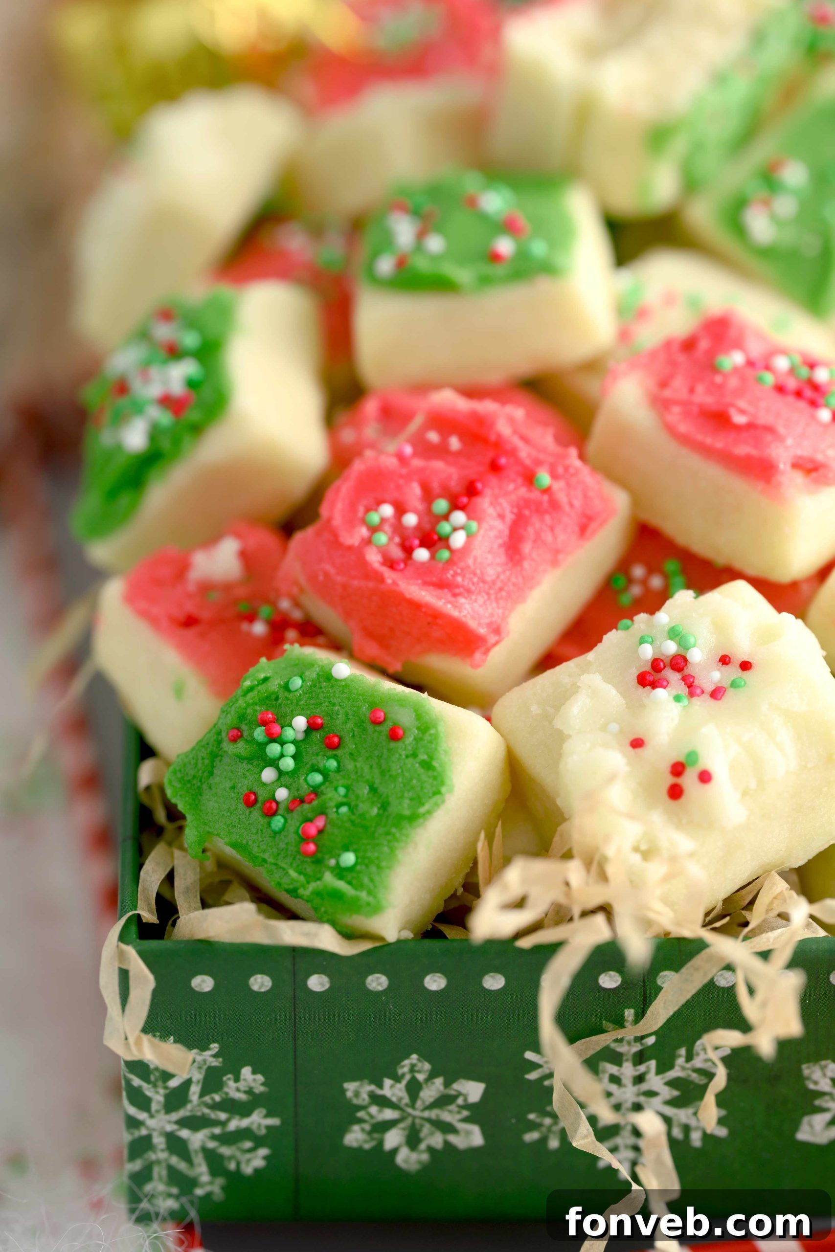 Festive Sugar Cookie Morsels 9 Hands decorating Christmas Sugar Cookie Bites