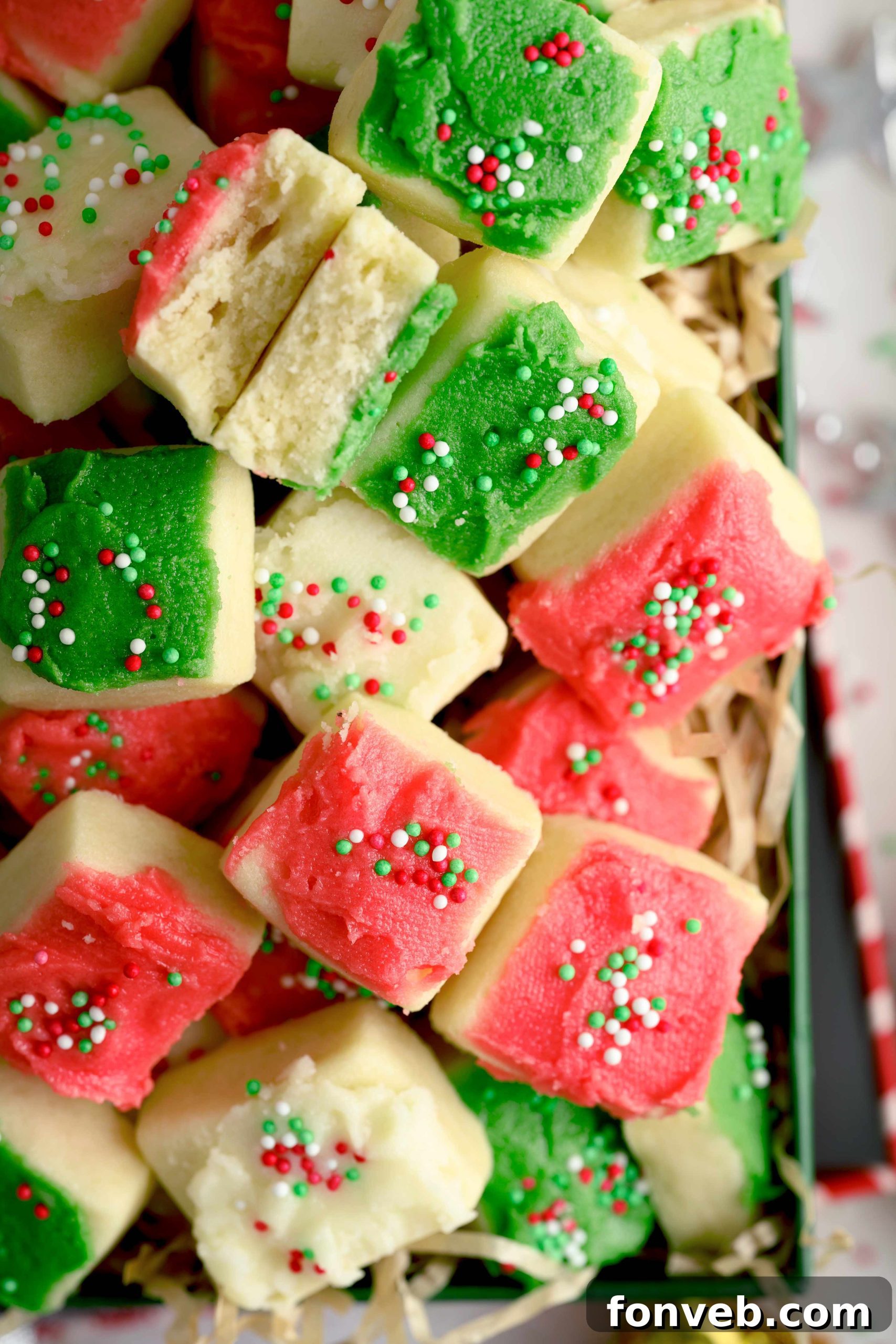 Festive Sugar Cookie Morsels 10 A tray of undecorated Christmas Sugar Cookie Bites