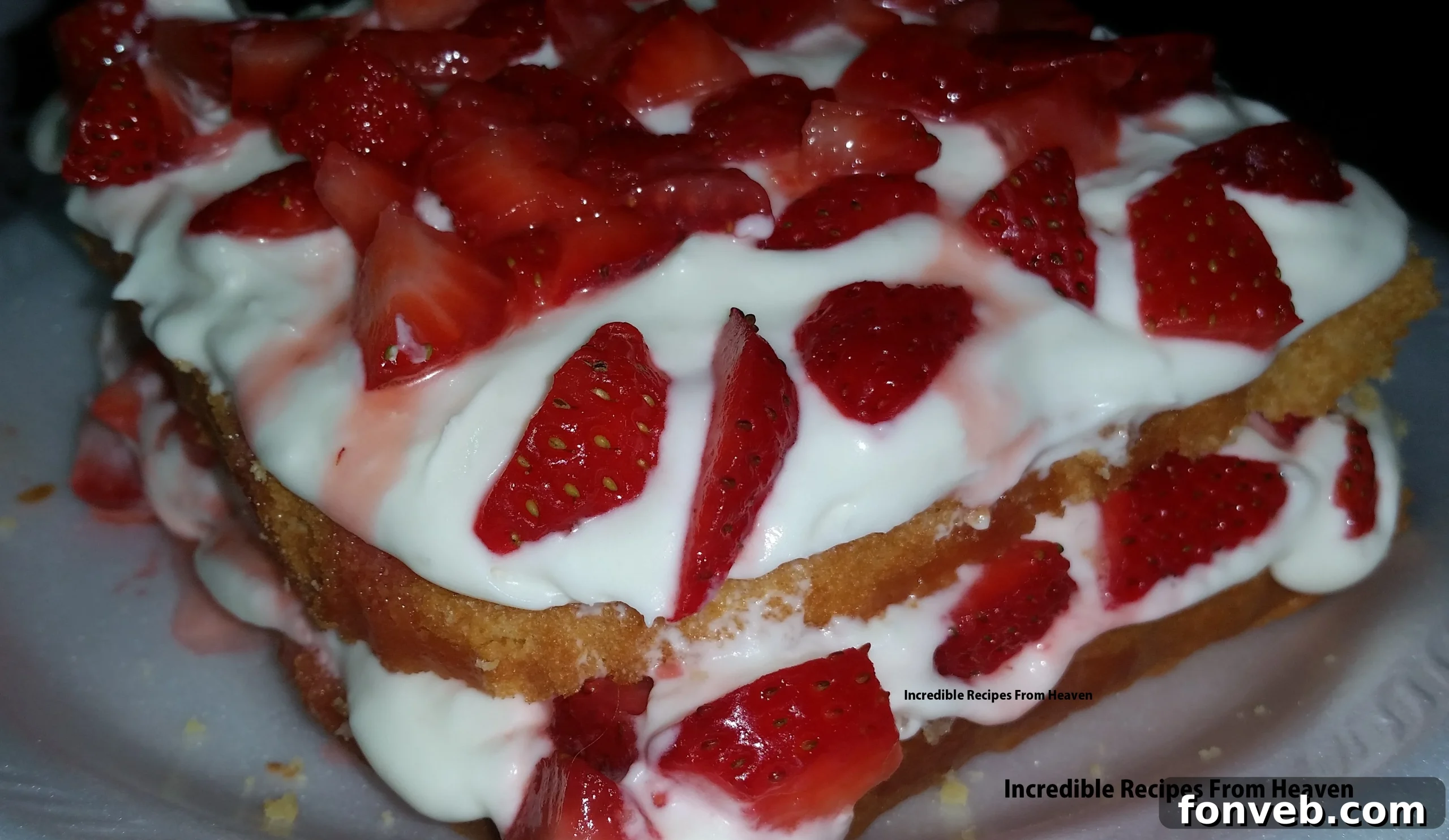 Close-up of fresh, ripe strawberries ready for dessert