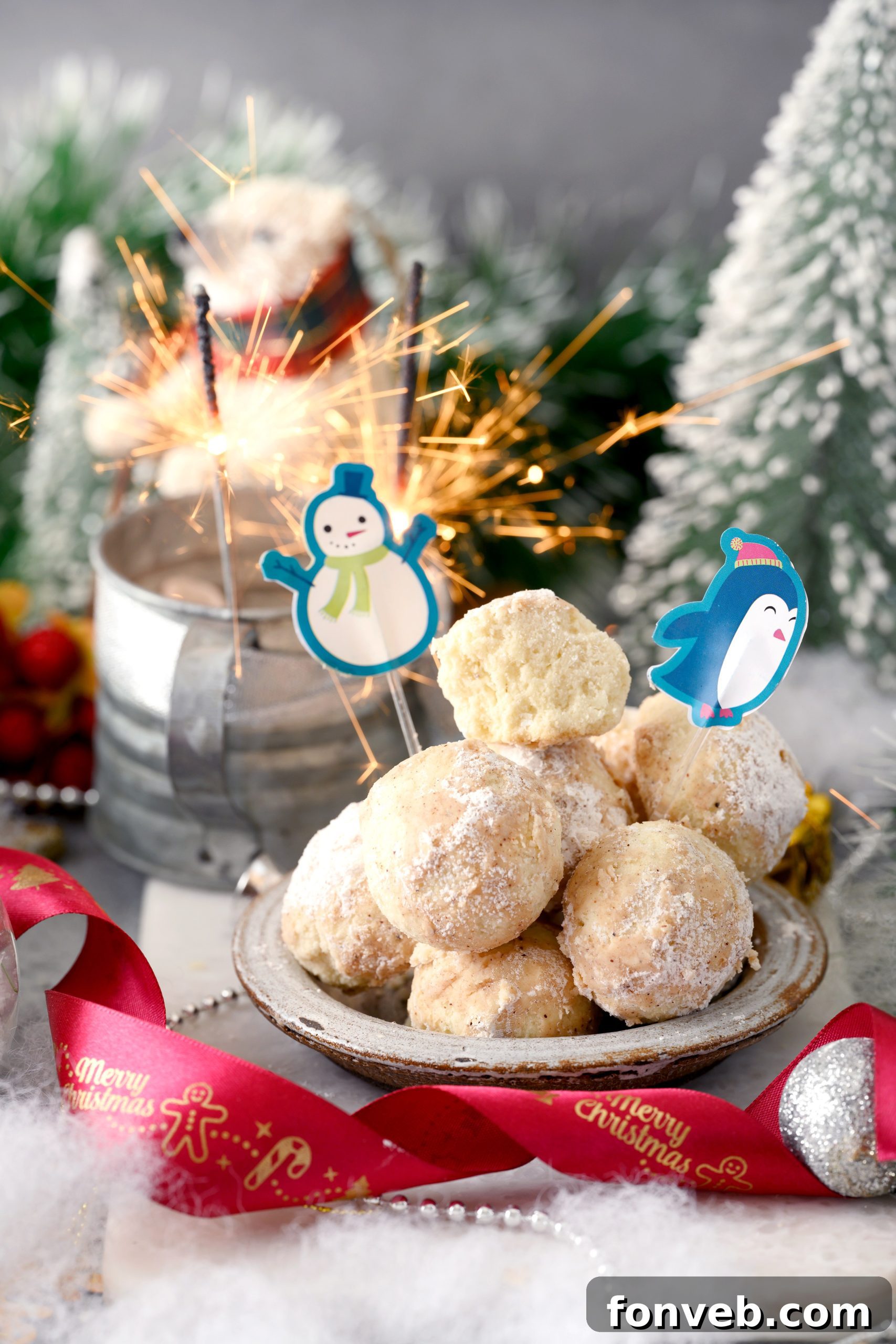 Ingredients for making Cinnamon Mexican Wedding Cookies, including sugars