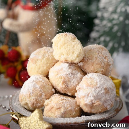 Cinnamon Mexican Wedding Cookies