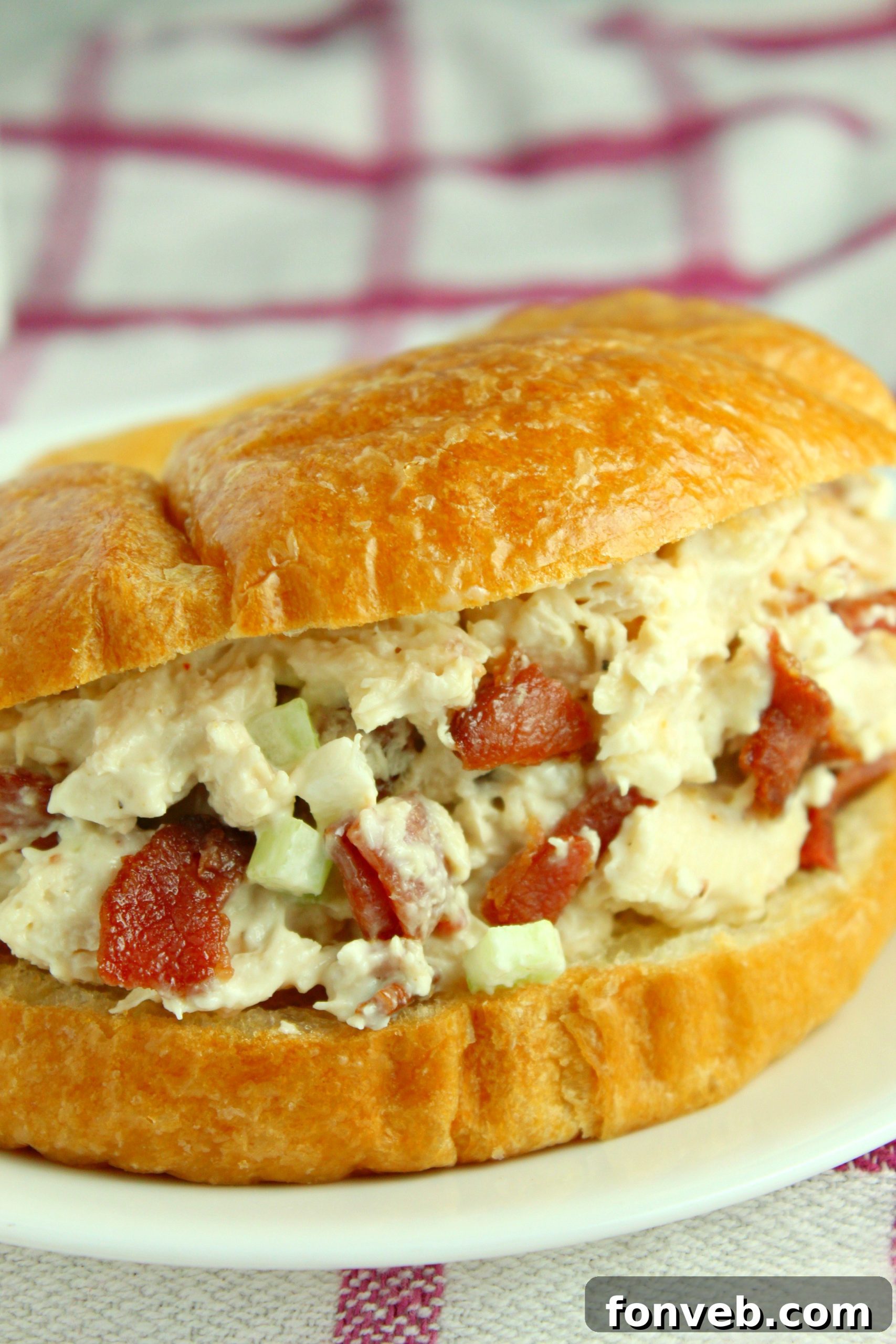 Homemade Willow Tree Bacon Chicken Salad 7 Shredded cooked chicken breast, prepared for chicken salad