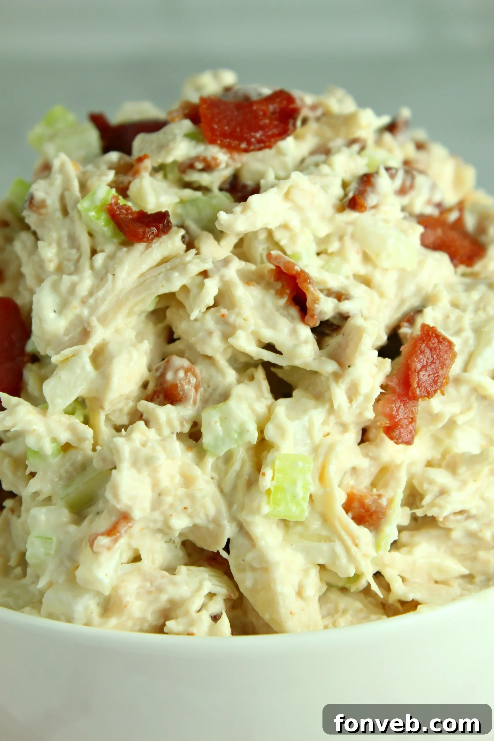 Homemade Willow Tree Bacon Chicken Salad 8 A jar of mayonnaise, essential for creamy chicken salad