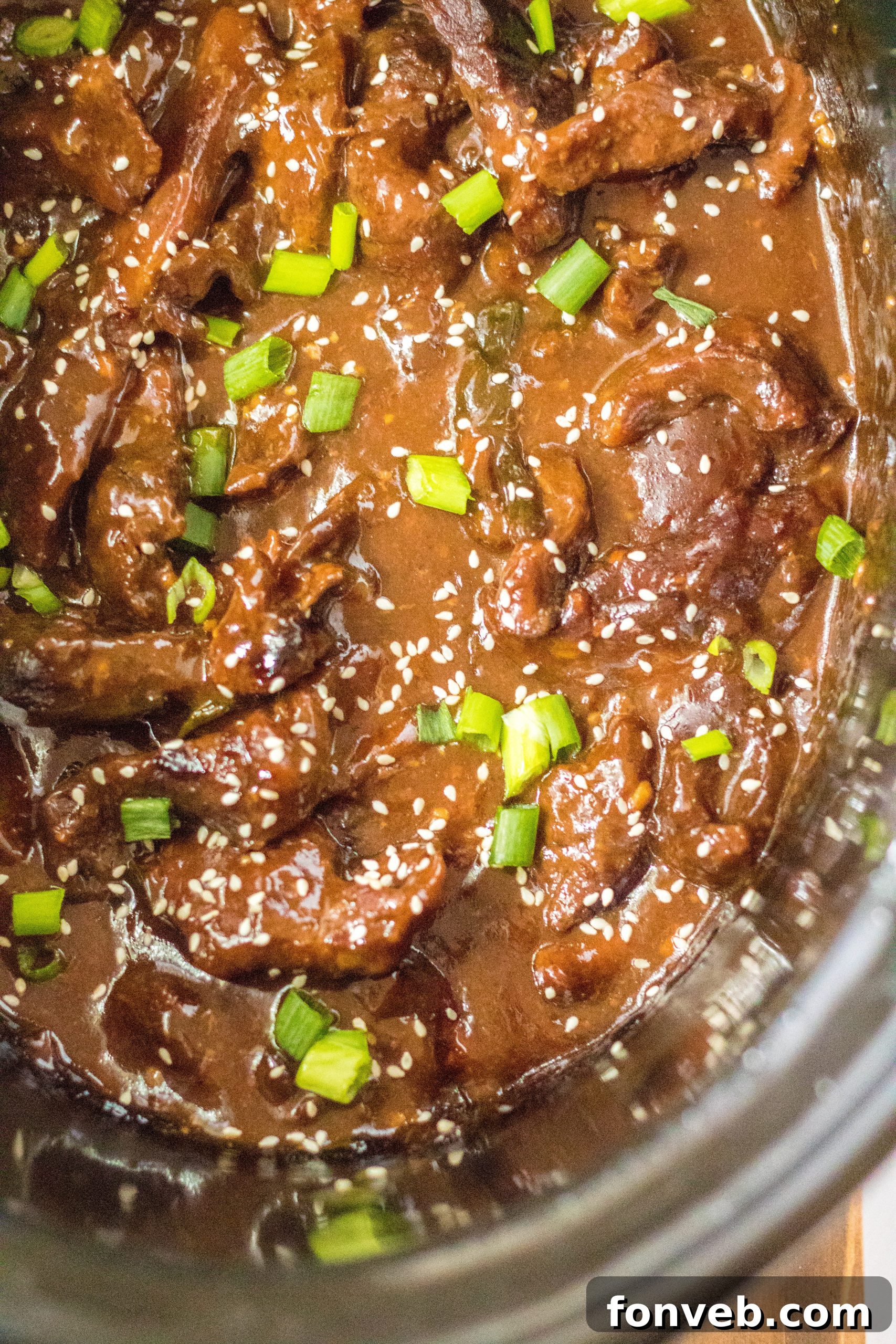 Slow Cooker Mongolian Beef Delight 2 Tender Slow Cooker Mongolian Beef served over rice