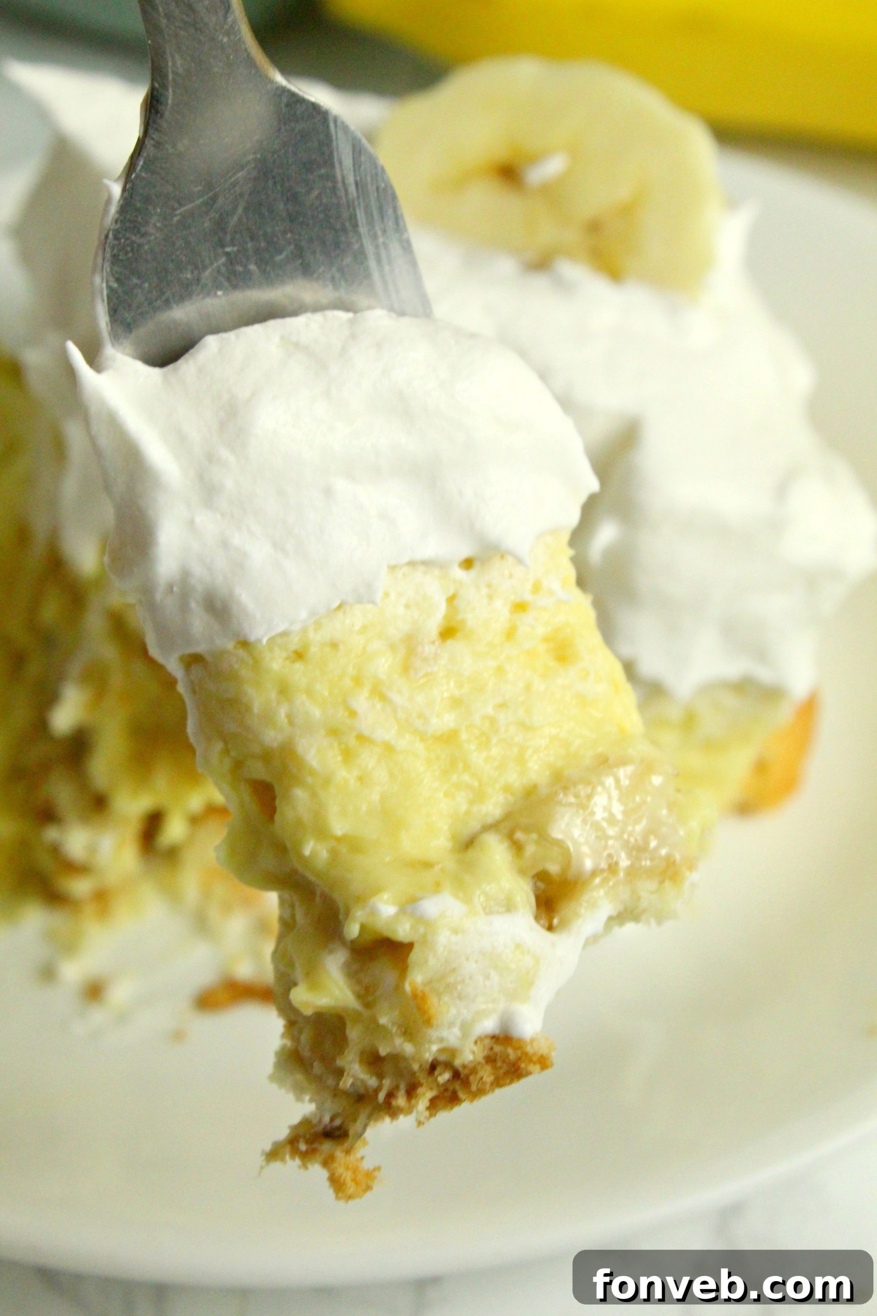 Simple Chilled Banana Pudding 12 Banana pudding in a glass dish, wrapped for freezing to preserve freshness.