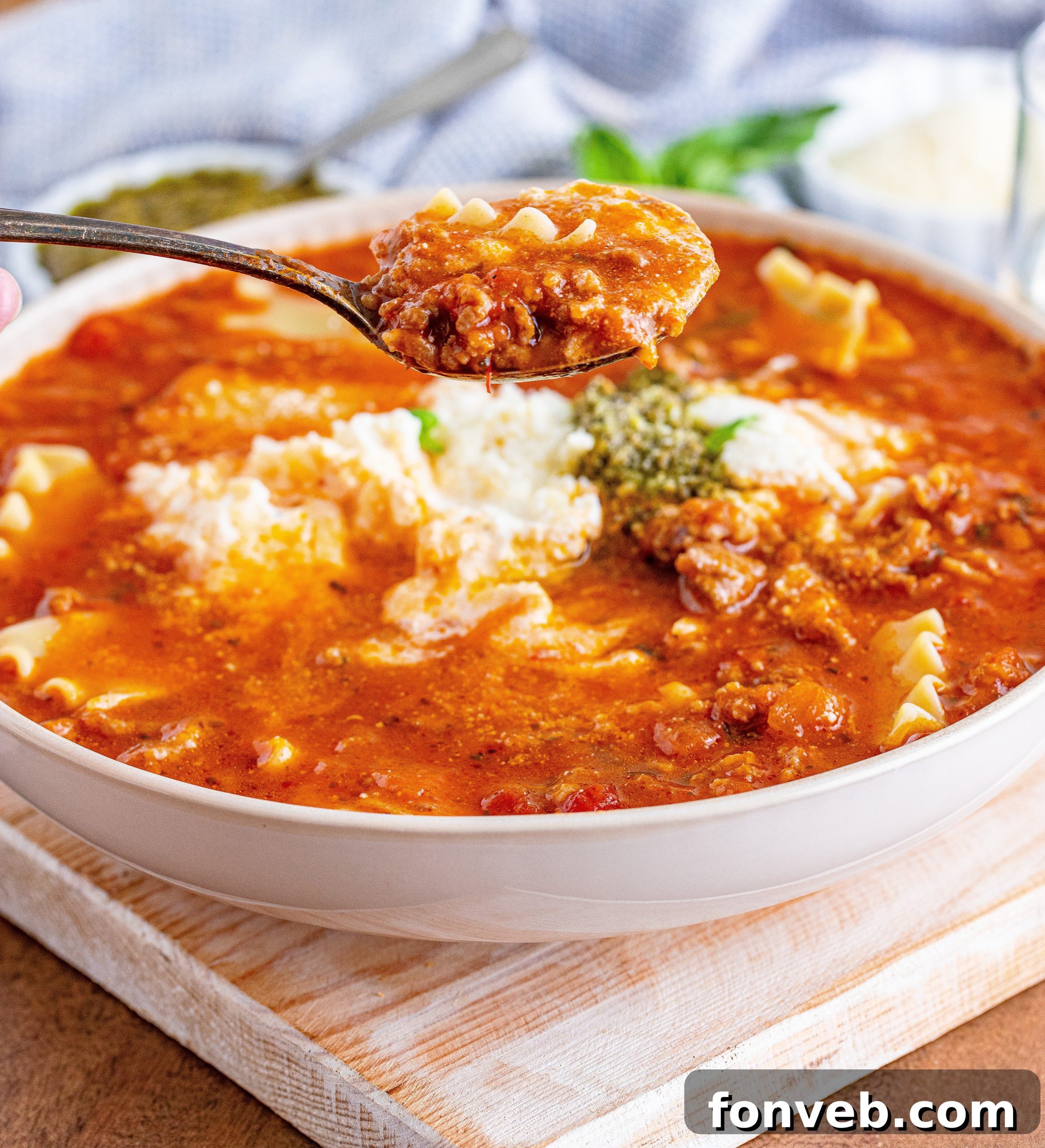 Fresh tomatoes and other produce, suitable for a vegetarian Lasagna Soup