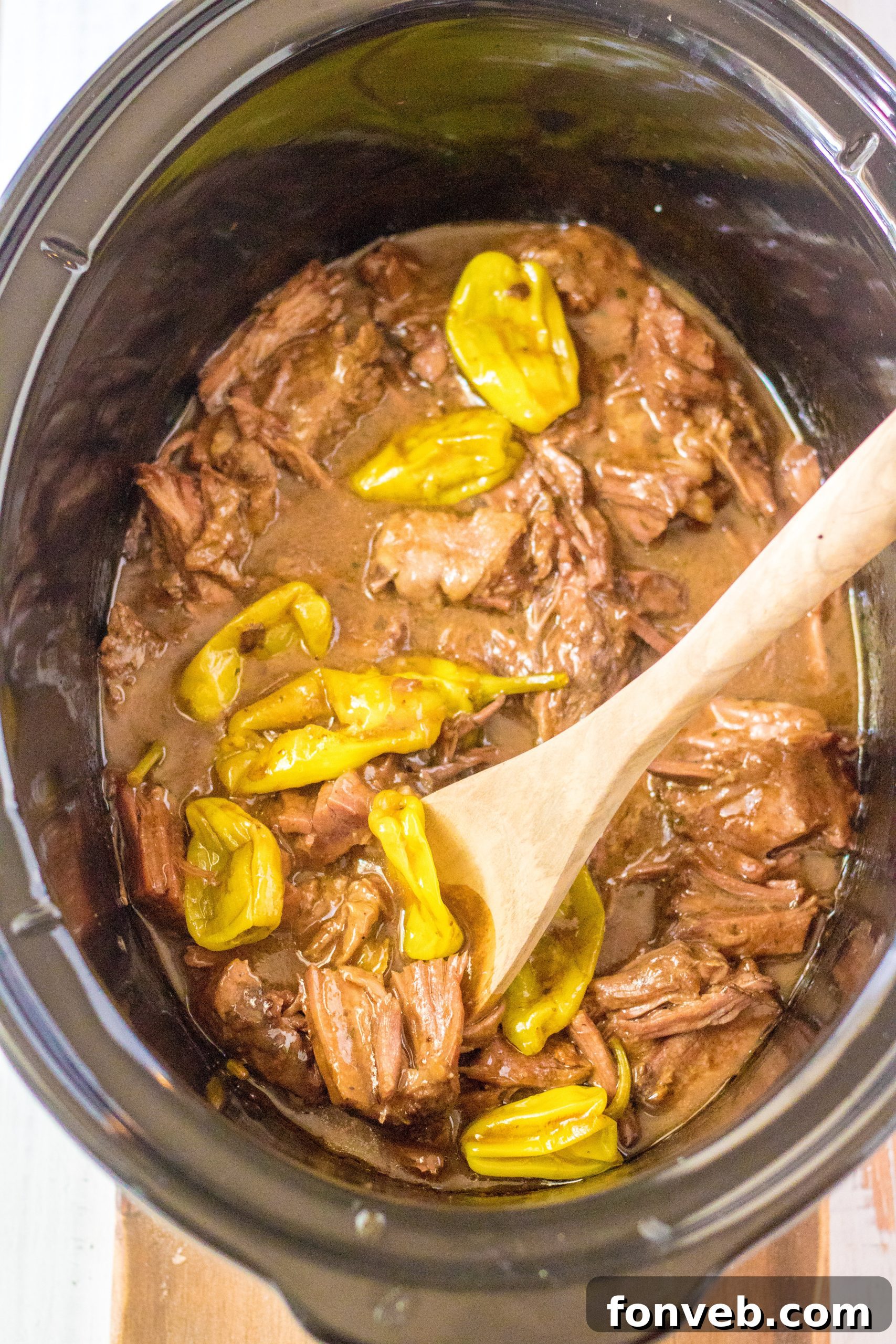 Melt-in-Your-Mouth Slow Cooker Mississippi Pot Roast 10 Packet of dry ranch dressing mix.