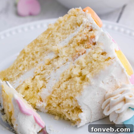 Valentines Day Conversation Heart Cake final product