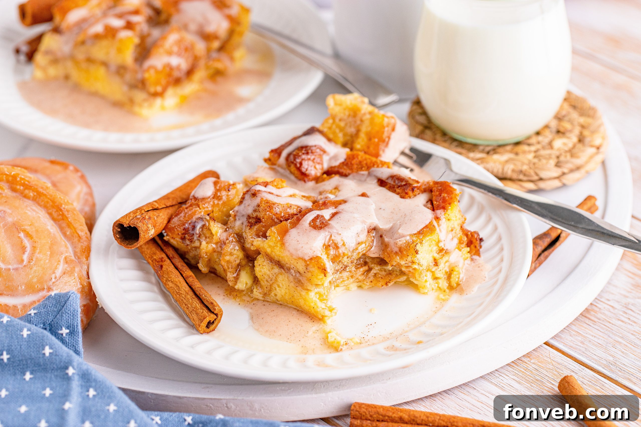 Ingredients for Honeybun Bread Pudding