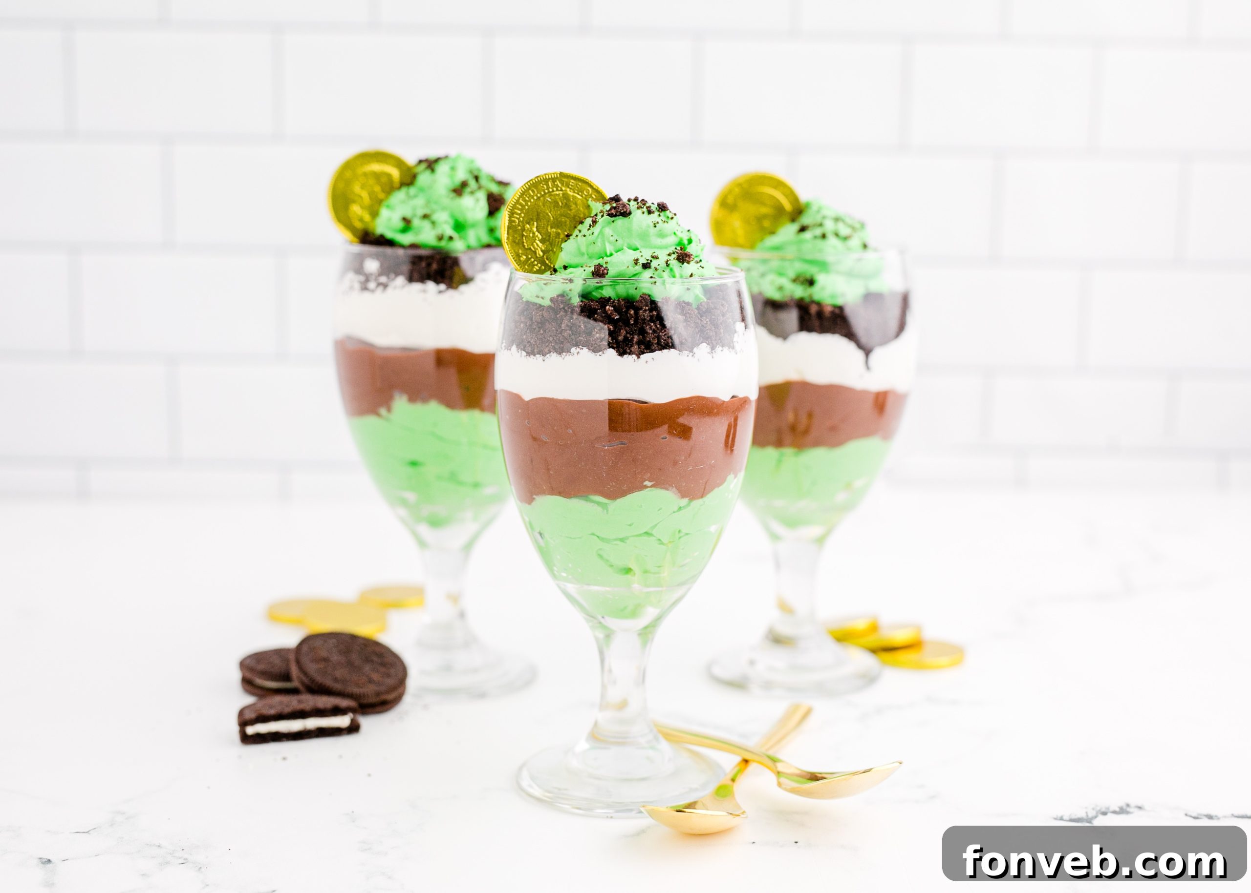 A bowl of green pudding with a spoon